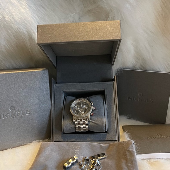 Michele Sport Sail Diamond Watch - Picture 7 of 8